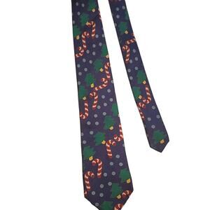 Lillian Vernon Christmas Tie - 100% Silk